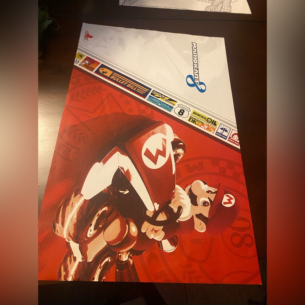 Super Mario poster 11x11